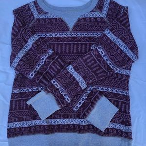 Womens small north face crew neck sweatshirt